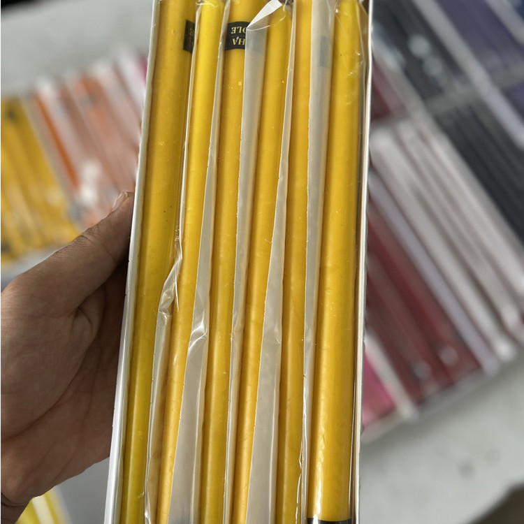 شمع طرح قلمی مدل 20cm بسته 6 عددی