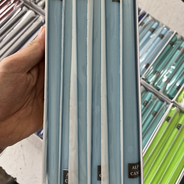 شمع طرح قلمی مدل 20cm بسته 6 عددی