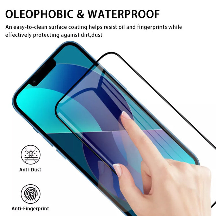 محافظ صفحه نمایش آکوآرا مدل Full AKU مناسب برای گوشی موبایل اپل iPhone 13 مجموعه سه عددی