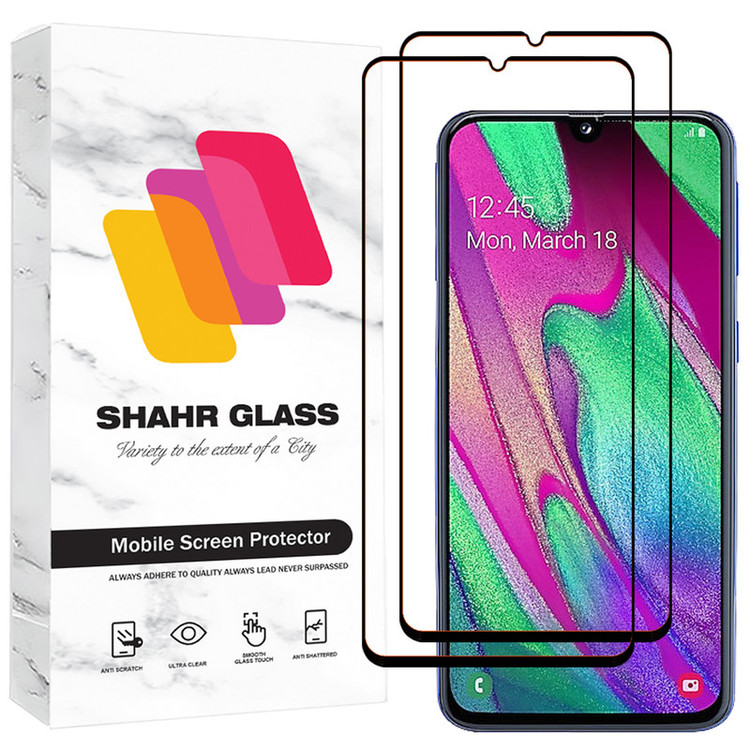 محافظ صفحه نمایش شیشه ای شهر گلس مدل FUL2مناسب برای گوشی موبایل سامسونگ Galaxy A40 / A01 / M01
