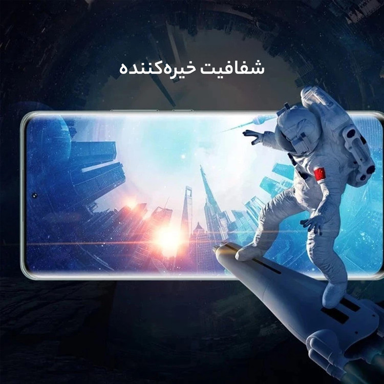 محافظ صفحه نمایش بوف مدل 5D مناسب برای گوشی موبایل Galaxy S24 FE/ A55 / A35