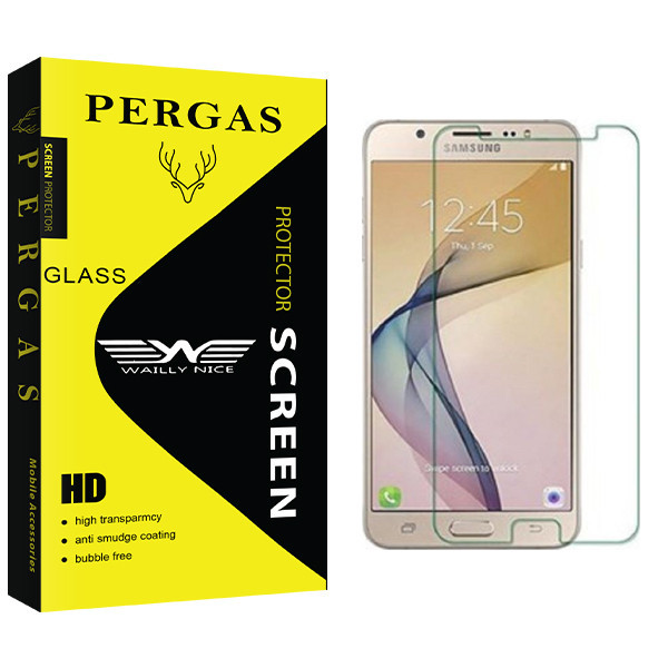 محافظ صفحه نمایش شیشه ای وایلی نایس مدل Pergas Glass مناسب برای گوشی موبایل سامسونگ Galaxy J7 Prime