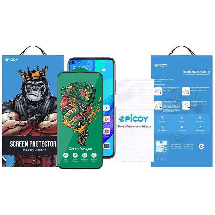 محافظ صفحه نمایش اپیکوی مدل Green Dragon ExplosionProof مناسب برای گوشی موبایل هوآوی Nova 5T