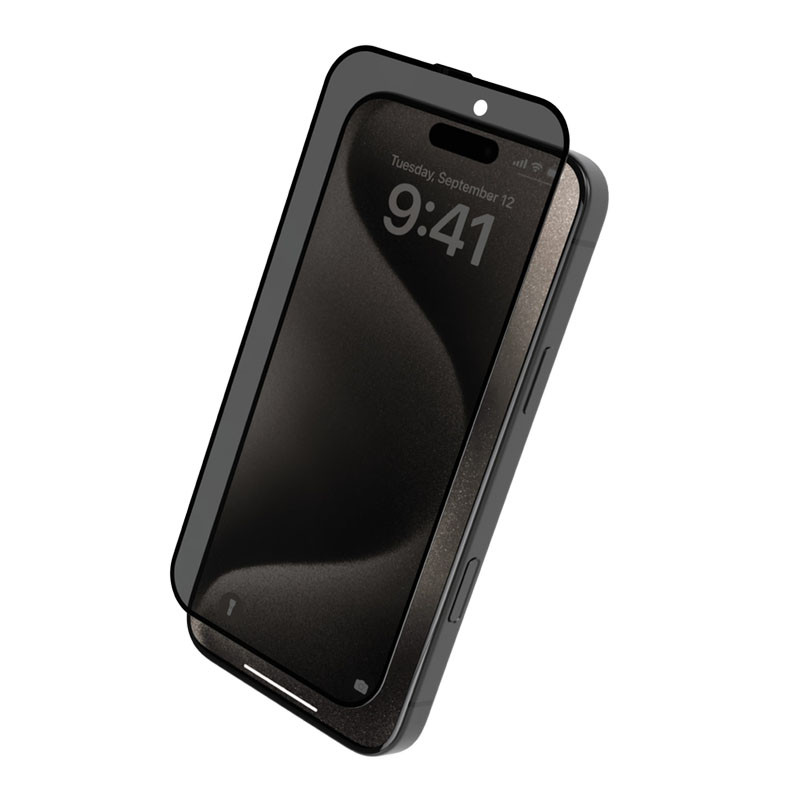 محافظ صفحه نمایش لِولو مدل 3D Resin Glue Privacy مناسب برای گوشی موبایل اپل iPhone 16 Pro Max