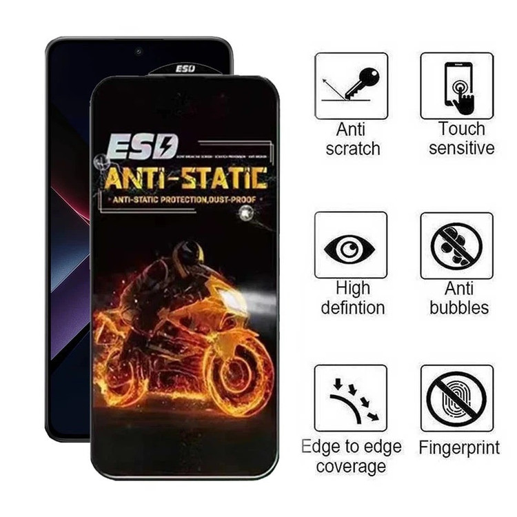 محافظ صفحه نمایش اپیکوی مدل Fiery ESD مناسب برای گوشی موبایل شیائومی Poco X7 Pro / X6 Pro / Redmi Note 14 / Turbo 4