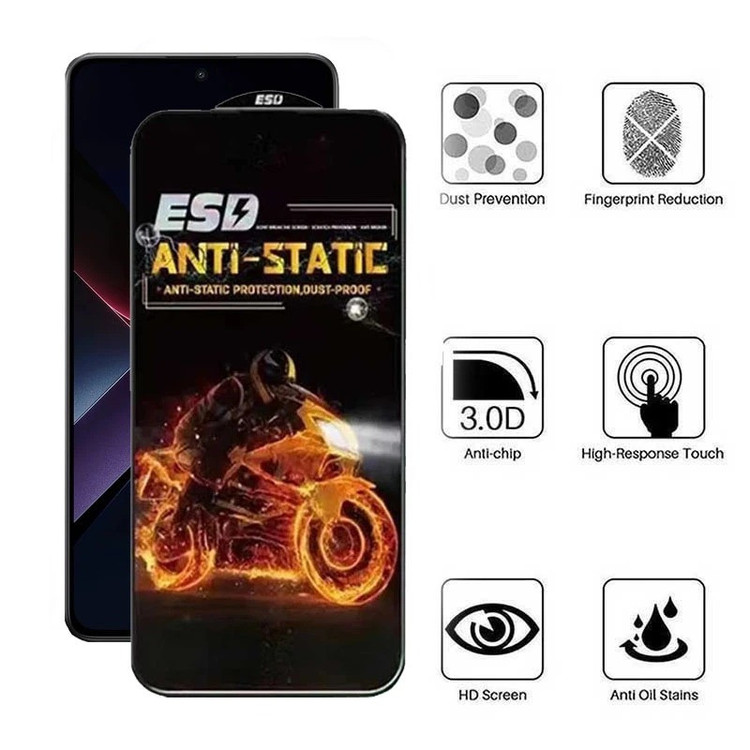 محافظ صفحه نمایش اپیکوی مدل Fiery ESD مناسب برای گوشی موبایل شیائومی Poco X7 Pro / X6 Pro / Redmi Note 14 / Turbo 4