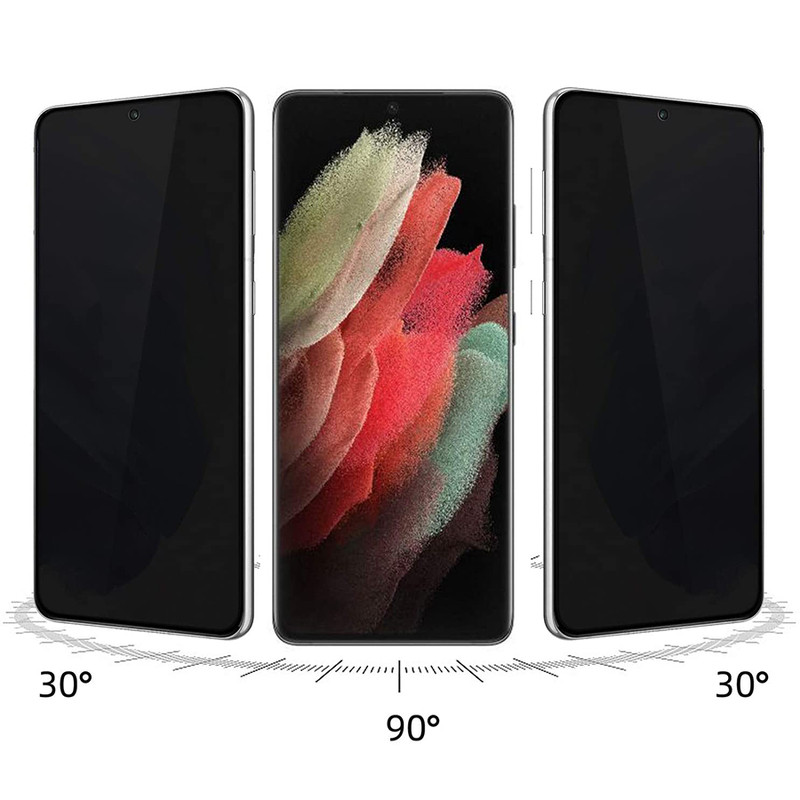 محافظ صفحه نمایش حریم شخصی بادیگارد مدل HydroGel مناسب برای گوشی موبایل سامسونگ Galaxy S22 Ultra به همراه محافظ پشت گوشی