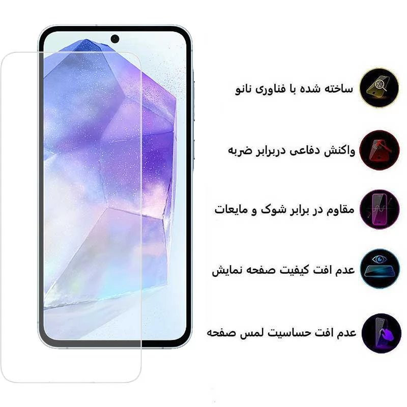 محافظ صفحه نمایش اپیکوی مدل Clear Pro مناسب برای گوشی موبایل سامسونگ Galaxy M35/ A55/ A35