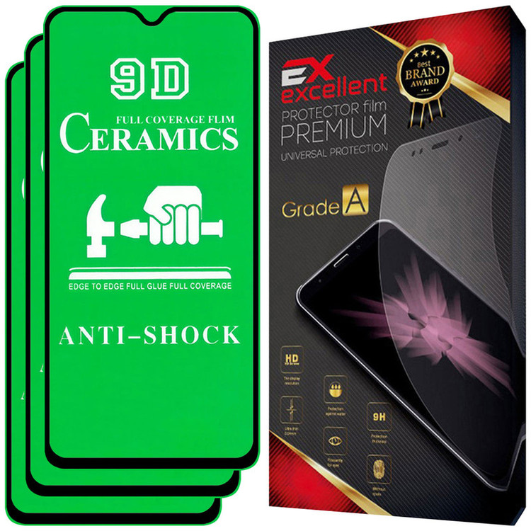 محافظ صفحه نمایش سرامیکی ایکس اکسلنت مدل CRM مناسب برای گوشی موبایل سامسونگ Galaxy A30S بسته سه عددی