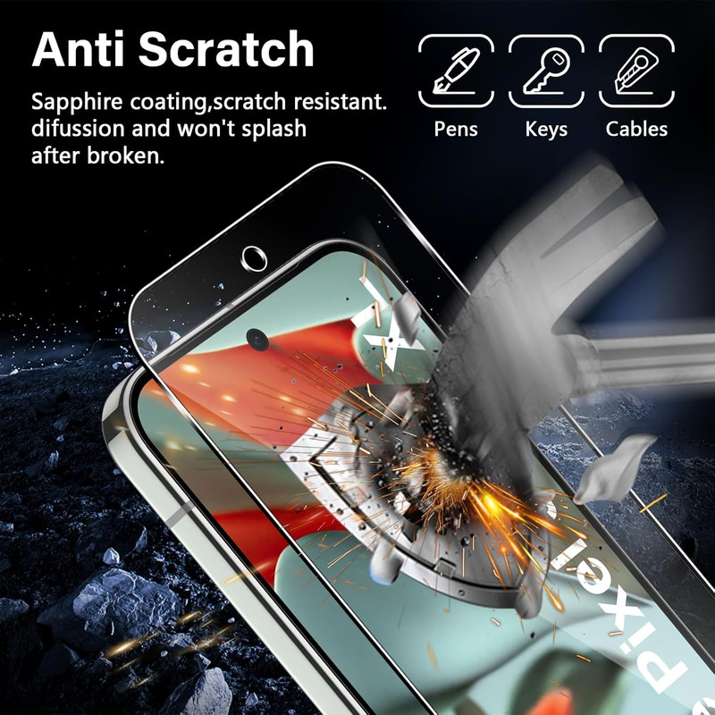 محافظ صفحه نمایش بادیگارد مدل Clear مناسب برای گوشی موبایل گوگل Pixel 9 / 9 Pro