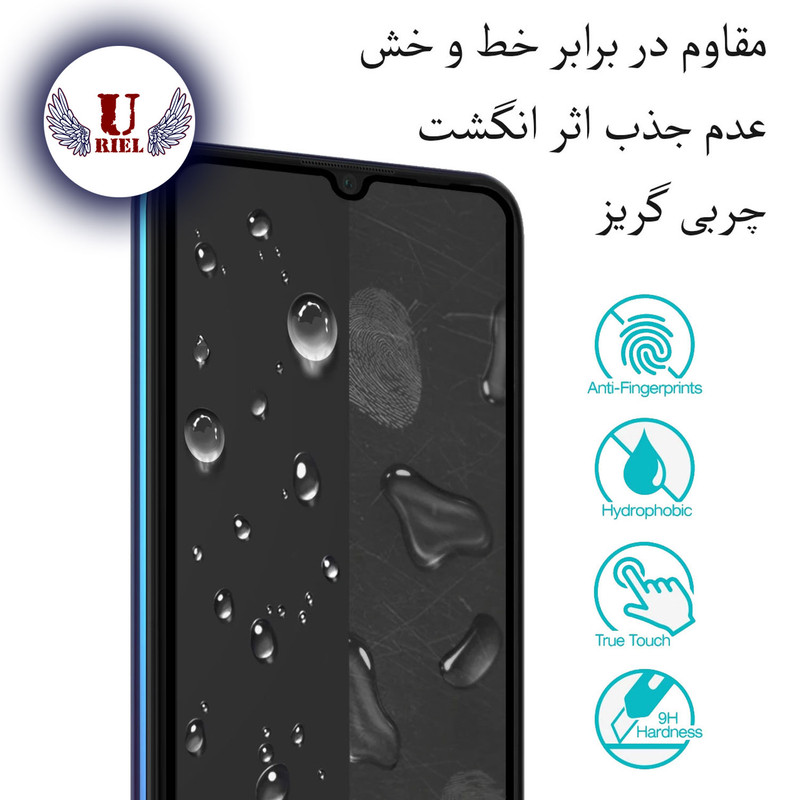 محافظ صفحه نمایش سرامیکی مات یوریل مدل UCM-K مناسب برای گوشی موبایل سامسونگ Galaxy A06 بسته دو عددی
