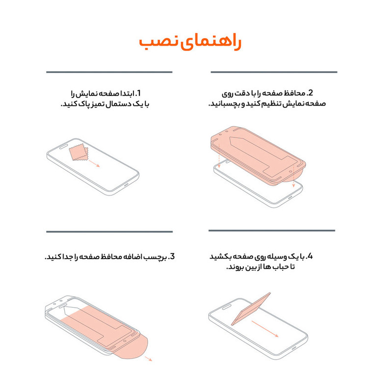 محافظ صفحه نمایش حریم شخصی مستر مدل Resistant مناسب برای گوشی موبایل اپل iPhone 16 Pro