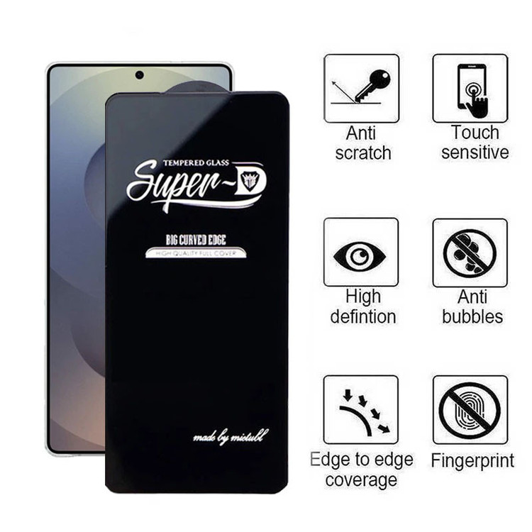 محافظ صفحه نمایش اپیکوی مدل Super 5D مناسب برای گوشی موبایل سامسونگ Galaxy S25 Ultra