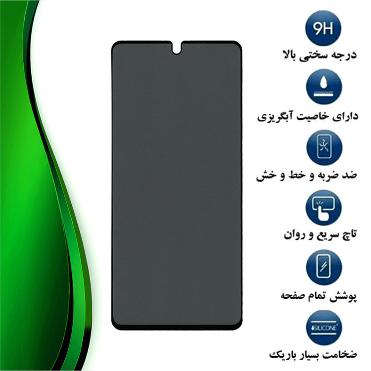 محافظ صفحه نمایش فول حریم شخصی تراستکتور مدل SECRETT مناسب برای گوشی موبایل شیائومی Redmi Note 13 Pro