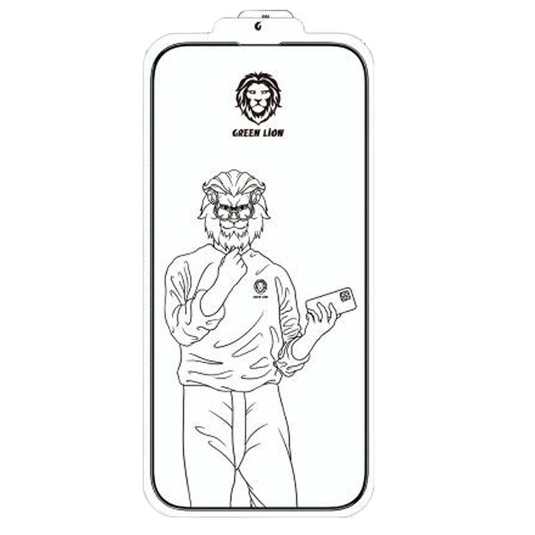 محافظ صفحه نمایش گرین لاین مدل Steve Clear مناسب برای گوشی موبایل اپل iPhone 13 Pro Max/ 14 Plus