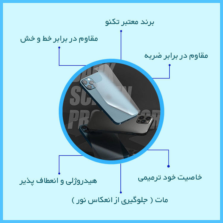 محافظ پشت گوشی مات تکنو مدل HyMTT مناسب برای گوشی موبایل سامسونگ Galaxy Note 20 Ultra