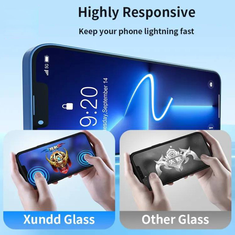 محافظ صفحه نمایش اپیکوی مدل Xundd Axe Easy install مناسب برای گوشی موبایل اپل iPhone 13/14/13 Pro