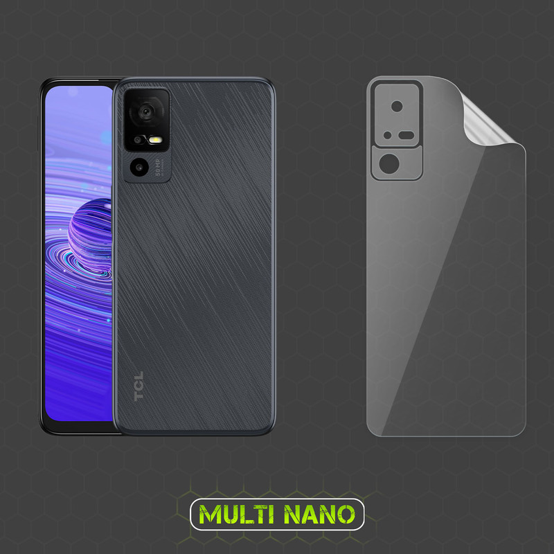 محافظ صفحه نمایش مولتی نانو مدل X-SFT مناسب برای گوشی موبایل تی سی ال 40R به همراه محافظ پشت