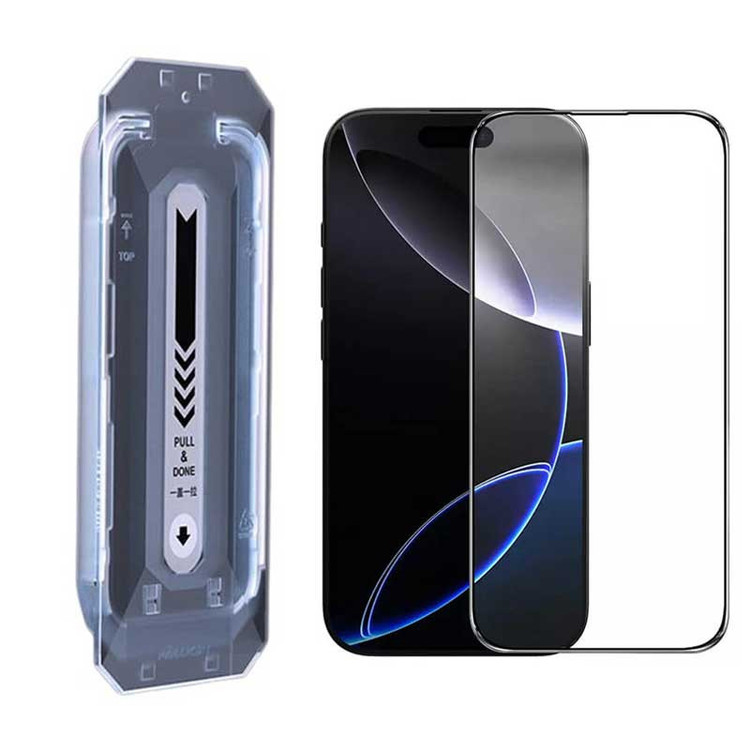 محافظ صفحه نمایش D'HARD مدل CP Plus Pro مناسب برای گوشی موبایل اپل iPhone 16 Pro به همراه کیت نصب آسان
