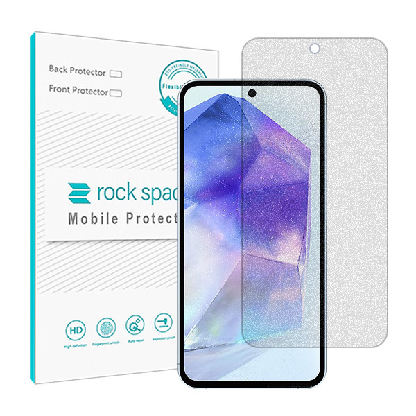 محافظ صفحه نمایش مات راک اسپیس مدل anti-shock مناسب برای گوشی موبایل سامسونگ Galaxy A55