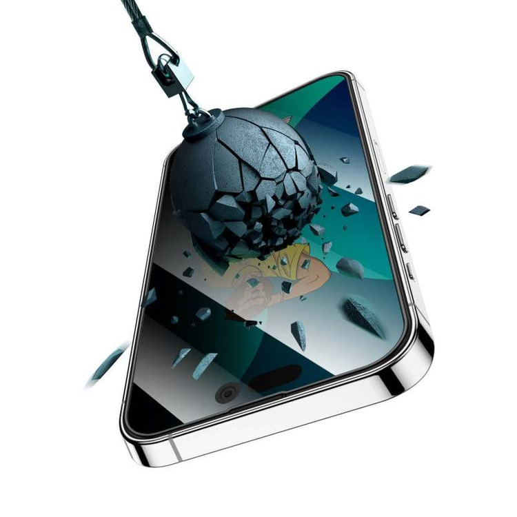 محافظ صفحه نمایش حریم شخصی گرین مدل Silicone Privacy-HD Plus مناسب برای گوشی موبایل اپل iPhone 13/ 13pro /14