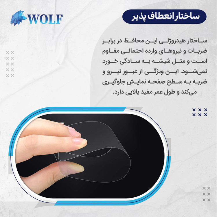 محافظ صفحه نمایش مات ولف مدل Tough مناسب برای گوشی موبایل سامسونگ Galaxy S24 FEبه همراه محافظ پشت گوشی