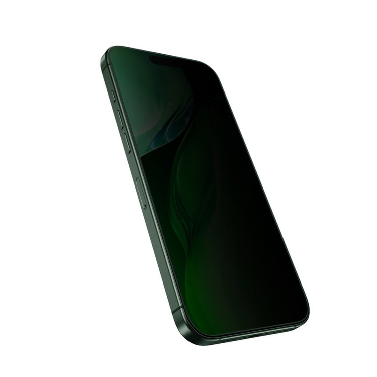 محافظ حریم شخصی صفحه نمایش گرین لاین مدل 3D Silicone Plus Privacy مناسب برای گوشی موبایل اپل iPhone 16/15
