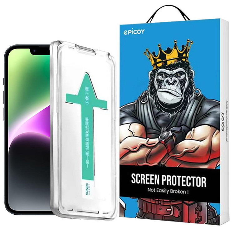 محافظ صفحه نمایش اپیکوی مدل Xundd Axe Easy install مناسب برای گوشی موبایل اپل iPhone 16e / 13 / 14 / 13 Pro