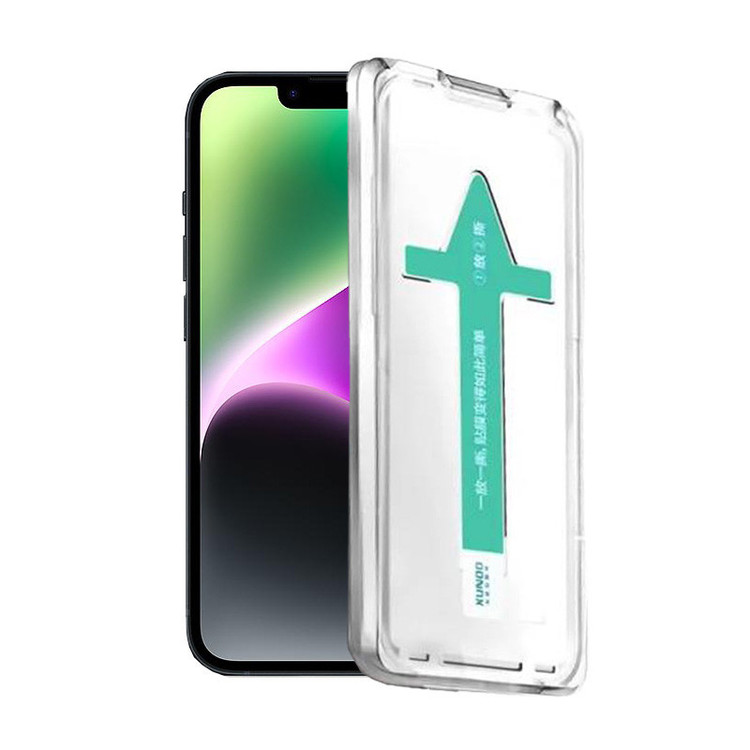 محافظ صفحه نمایش اپیکوی مدل Xundd Axe Easy install مناسب برای گوشی موبایل اپل iPhone 16e / 13 / 14 / 13 Pro