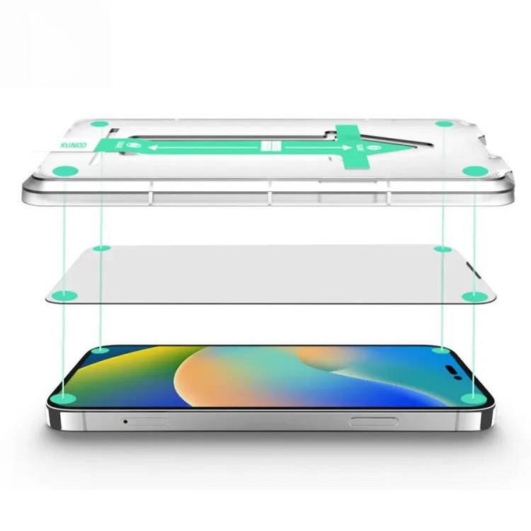 محافظ صفحه نمایش اپیکوی مدل Xundd Axe Easy install مناسب برای گوشی موبایل اپل iPhone 16e / 13 / 14 / 13 Pro
