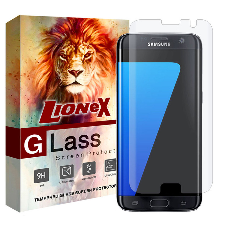 محافظ صفحه نمایش لایونکس مدل LSP مناسب برای گوشی موبایل سامسونگ Galaxy S7 edge