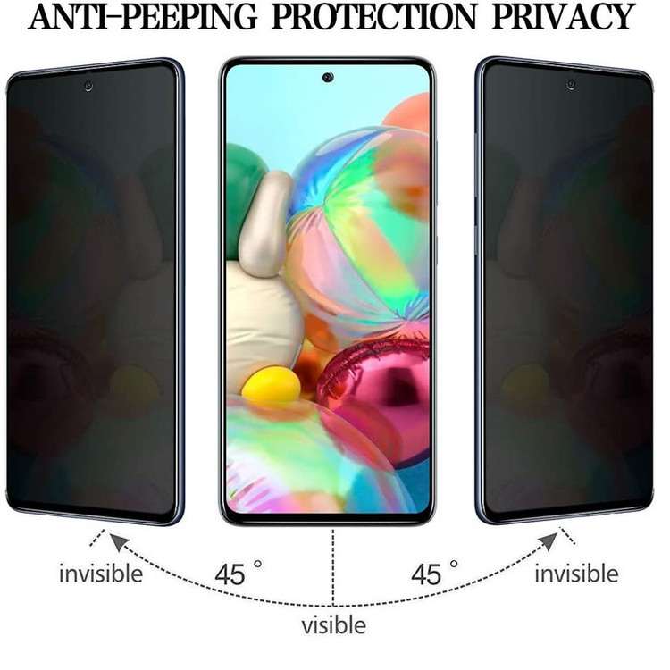محافظ صفحه نمایش حریم شخصی بادیگارد مدل PS مناسب برای گوشی موبایل سامسونگ Galaxy A52s