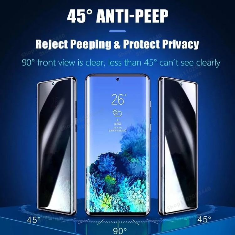 محافظ صفحه نمایش حریم شخصی بادیگارد مدل HydroGel مناسب برای گوشی موبایل هوآوی Nova 8 / Nova 9