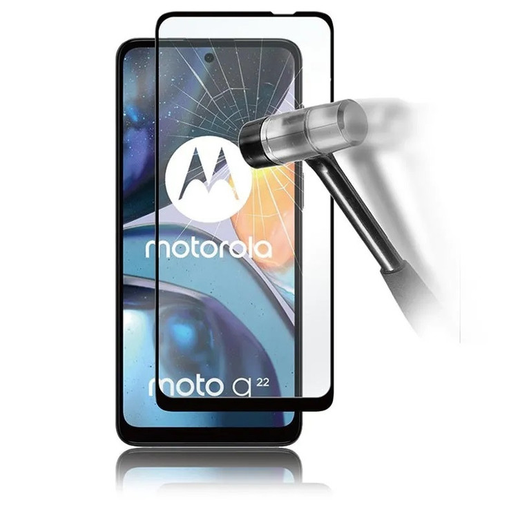 محافظ صفحه نمایش شیشه ای بادیگارد مدل FM مناسب برای گوشی موبایل موتورولا Moto G22