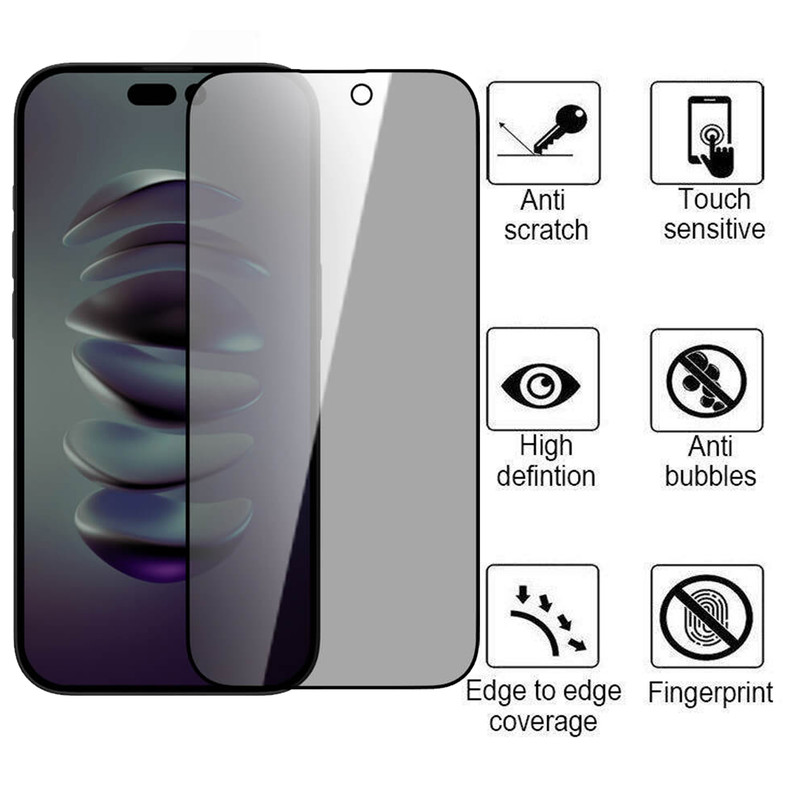 محافظ صفحه نمایش حریم شخصی اپیکوی مدل Pry مناسب برای گوشی موبایل اپل iPhone 14 Pro Max