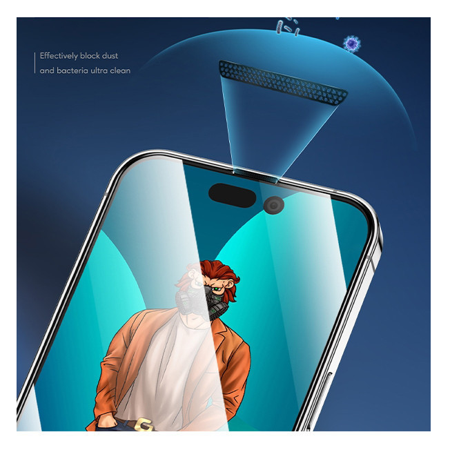 محافظ صفحه نمایش مات بادیگارد مدل MA مناسب برای گوشی موبایل اپل iPhone 16 Pro Max