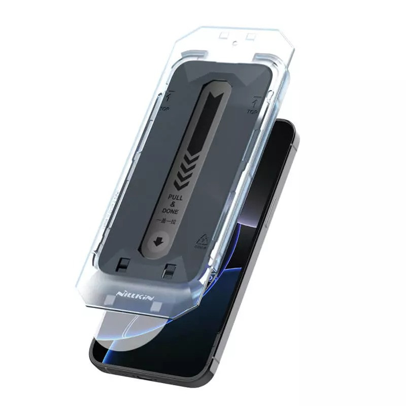 محافظ صفحه نمایش حریم شخصی D`hard مدل Guardian Privacy مناسب برای گوشی موبایل اپل iPhone 16 Pro Max به همراه کیت نصب