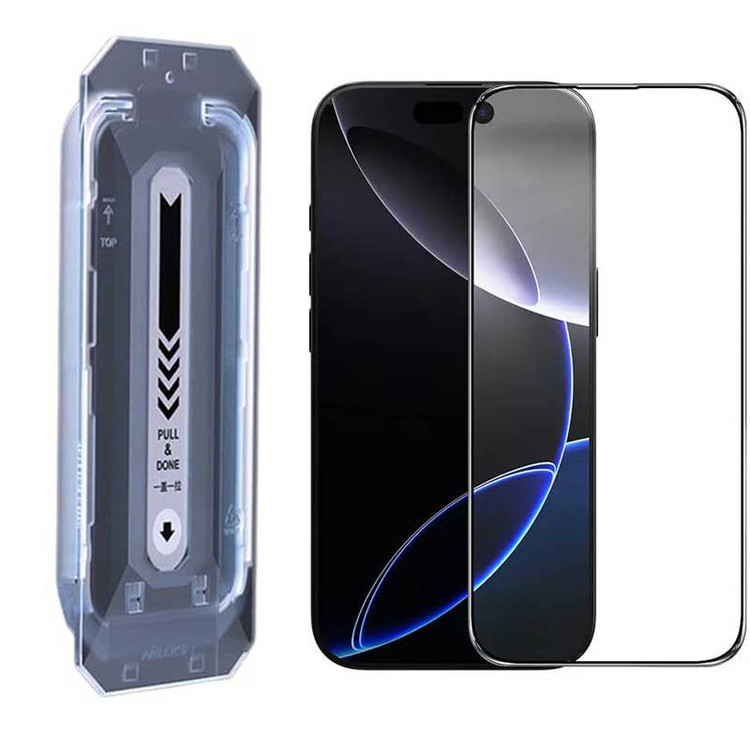 محافظ صفحه نمایش D`hard مدل CP Plus Pro مناسب برای گوشی موبایل اپل iPhone 16 Pro max به همراه کیت نصب آسان