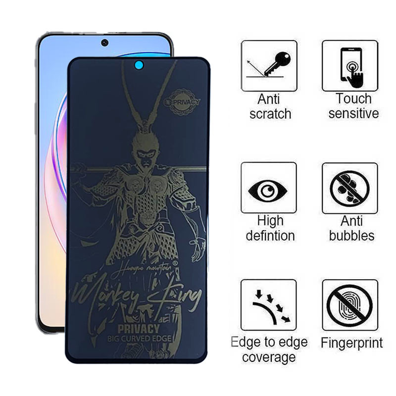 محافظ صفحه نمایش اپیکوی مدل wukong privacy مناسب برای گوشی موبایل آنر 10X Lite / 90 Lite / 90 GT / 50 SE / X8b / X8a / X8