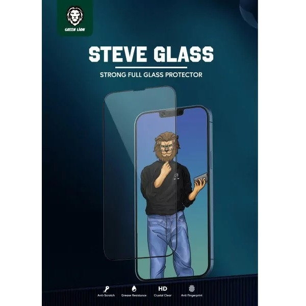محافظ صفحه نمایش گرین مدل Steve مناسب برای گوشی موبایل اپل IPhone 13 Pro Max