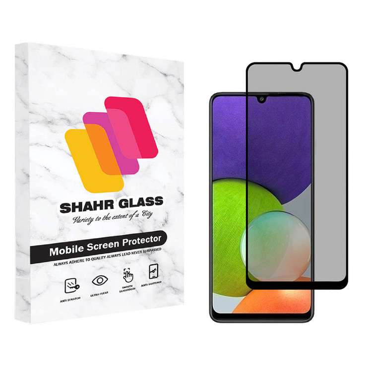 محافظ صفحه نمایش شهر گلس حریم شخصی مدل PRV مناسب برای گوشی موبایل سامسونگ Galaxy A22 4G