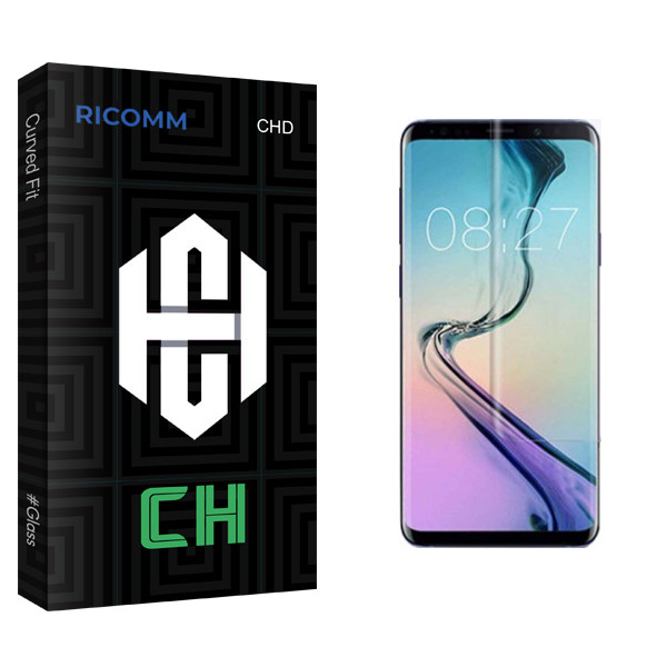 محافظ صفحه نمایش شیشه ای ریکام مدل CH Glass UV مناسب برای گوشی موبایل سامسونگ Galaxy S8