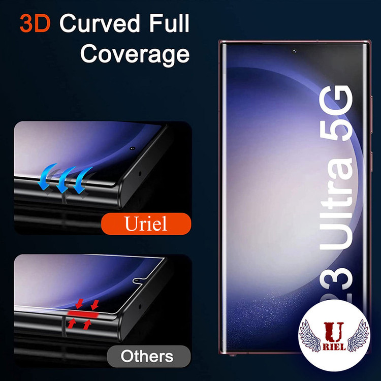 محافظ صفحه نمایش یوریل مدل UFGEDGE مناسب برای گوشی موبایل سامسونگ Galaxy S23 Ultra