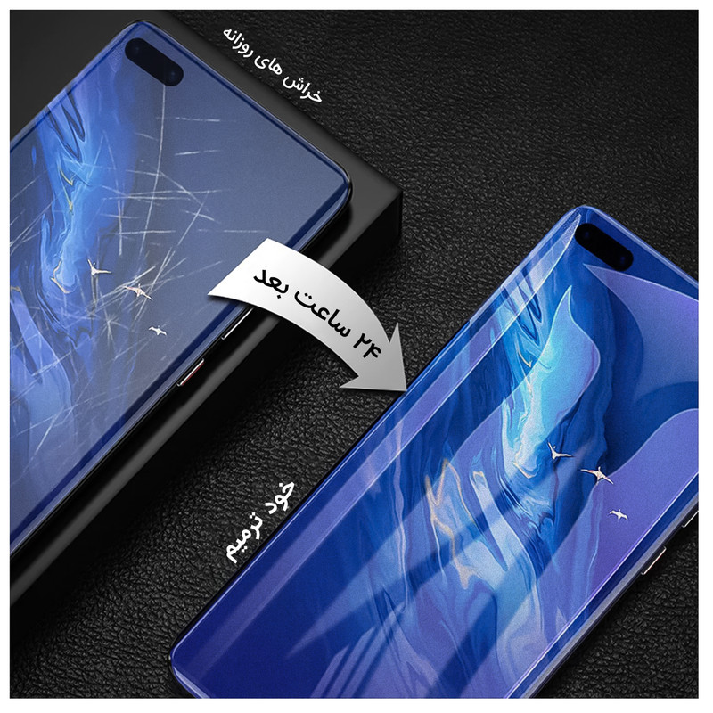 محافظ صفحه نمایش ھیدروژل راک اسپیس کد HGL مناسب برای گوشی موبایل سامسونگ Galaxy S21 Ultra 5G