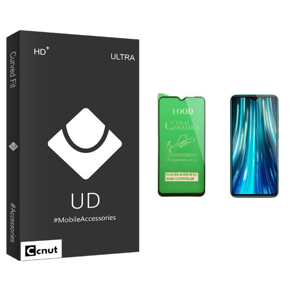 محافظ صفحه نمایش سرامیکی کوکونات مدل UD Black مناسب برای گوشی موبایل شیائومی Redmi Note 8 Pro