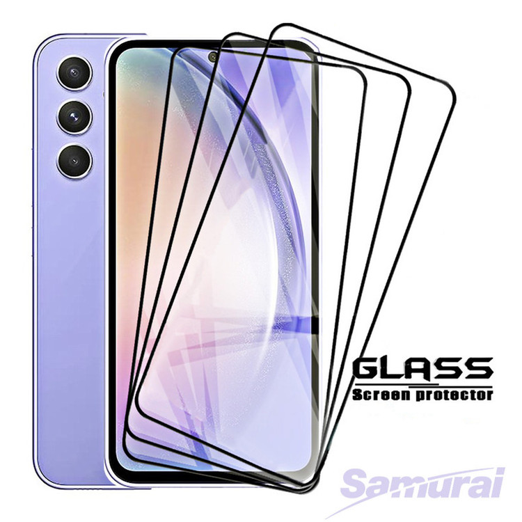 محافظ صفحه نمایش سامورایی مدل ovglass مناسب برای گوشی موبایل سامسونگ Galaxy A54 بسته 3 عددی