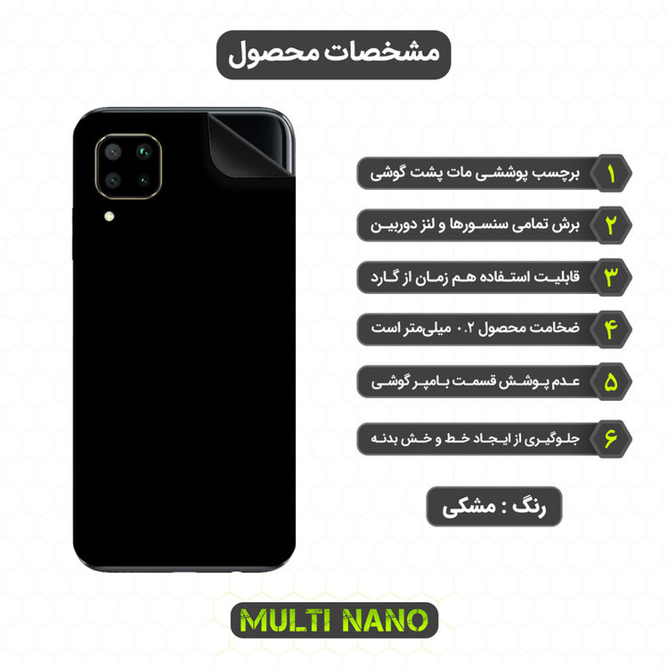 محافظ صفحه نمایش مولتی نانو مدل X-SFM مناسب برای گوشی موبایل هوآوی Nova 7i به همراه برچسب پوششی