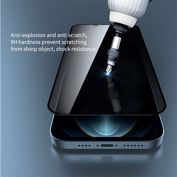 محافظ صفحه نمایش حریم شخصی کی-دوو مدل Privacy-Glass مناسب برای گوشی موبایل اپل Iphone 13 Pro Max