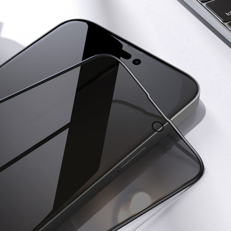 محافظ صفحه نمایش حریم شخصی بادیگارد مدل PiP مناسب برای گوشی موبایل اپل iPhone 15 Pro Max