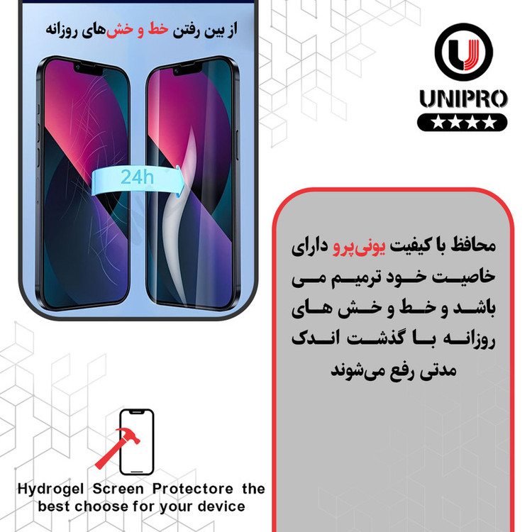 محافظ صفحه نمایش حریم شخصی یونی پرو مدل Star 4 مناسب برای گوشی موبایل سامسونگ Galaxy S24 Ultra
